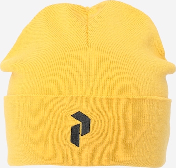PEAK PERFORMANCE Athletic Hat in Yellow