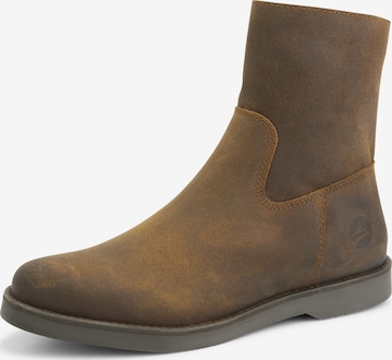 Travelin Ankle Boots 'Pordic' in Brown: front