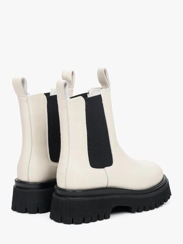 Estro Chelsea Boots '2501-02' in White