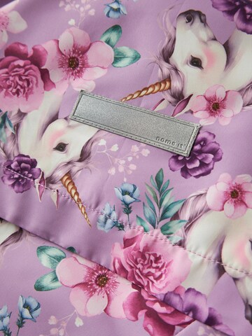 NAME IT Kurtka przejściowa 'NMFMAXI' w kolorze fioletowy