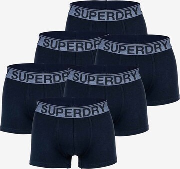 Boxers Superdry en bleu : devant