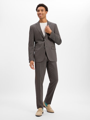 Regular Pantalon à plis 'H-Leon-MM-C-NF' BOSS en gris