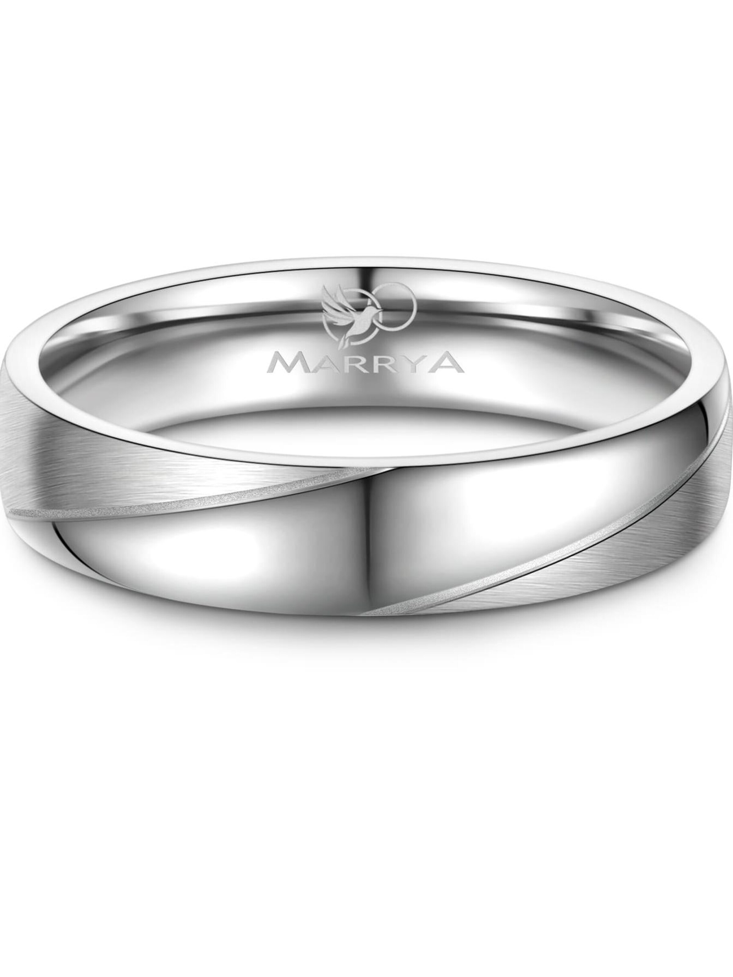 MARRYA Ring 'MARRYA SI-09 Ehering aus Silber' in Silver
