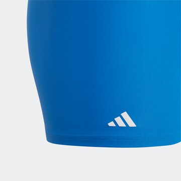 zils ADIDAS PERFORMANCE Sporta peldkostīms '3 Bar Logo'