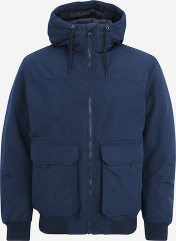 JACK & JONES Winterjas 'JJCONSTRUCT' in Blauw: voorkant