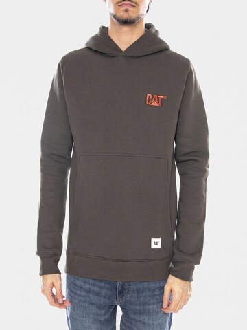 Felpa 'Logo Hoodie Military Olive' di CAT in verde