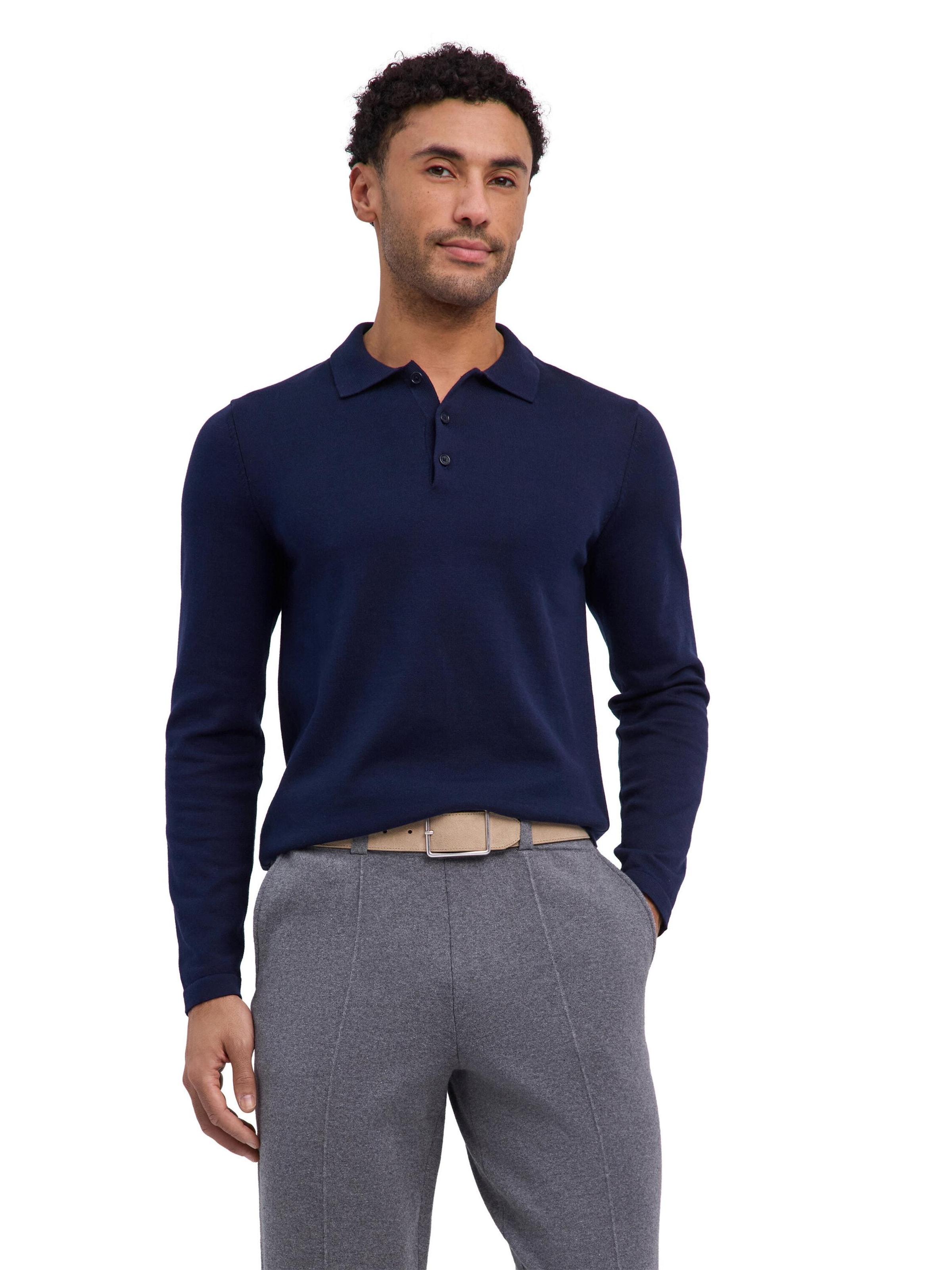 FALKE Shirt 'Pure Cotton'‌‌‌ in Blau: Vorderseite