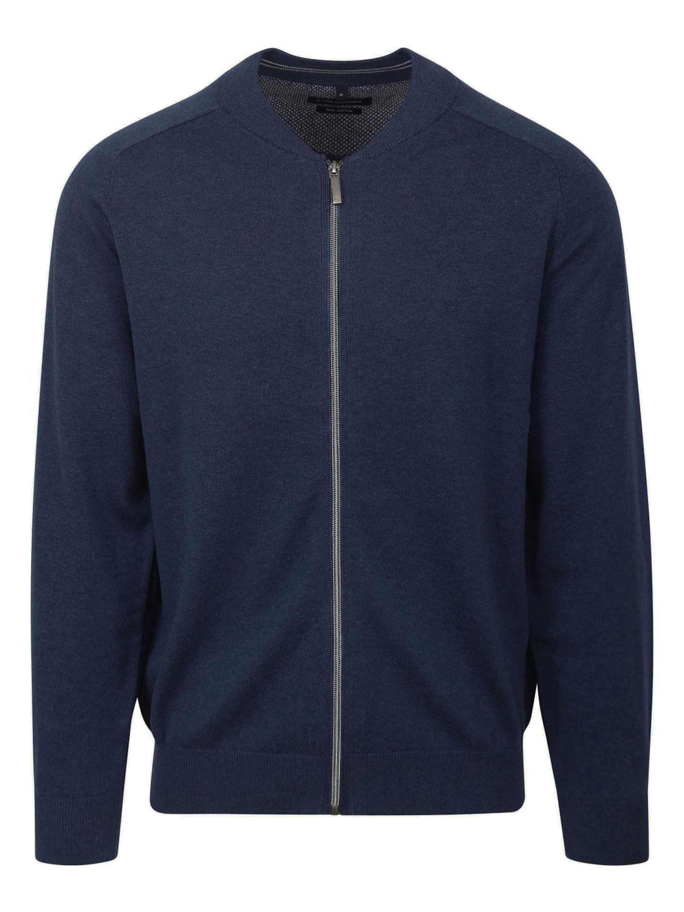CASA MODA Knit cardigan in Blue: front