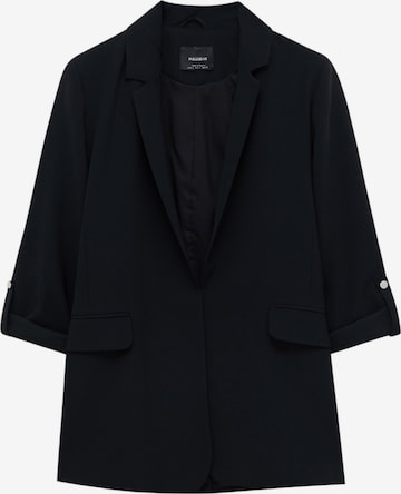 Blazer Pull&Bear en noir : devant