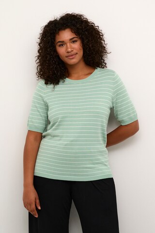 Pull-over 'Malia' KAFFE CURVE en vert : devant
