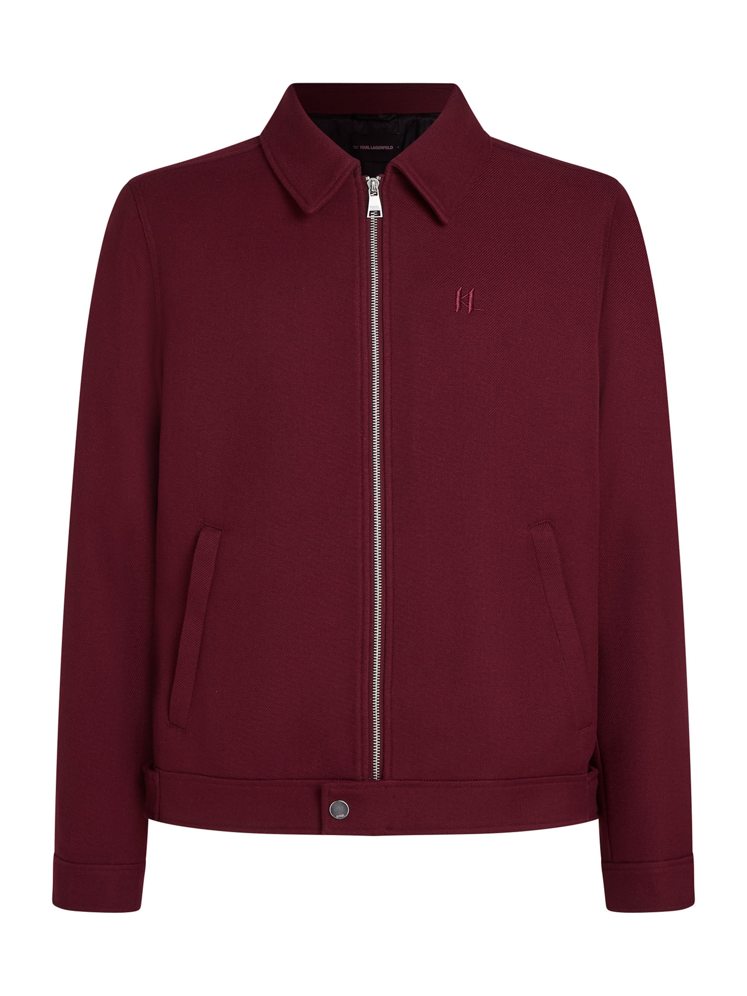Giacca di mezza stagione Karl Lagerfeld di colore bordeaux, Visualizzazione prodotti