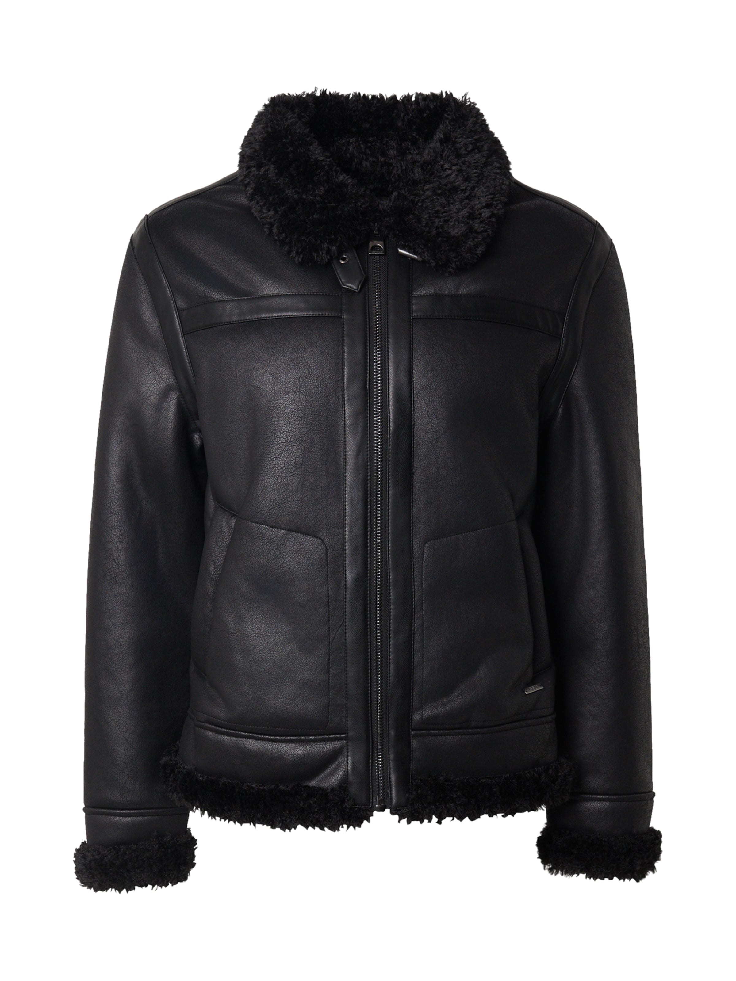 GUESS Kurtka zimowa w kolorze czarny: przód