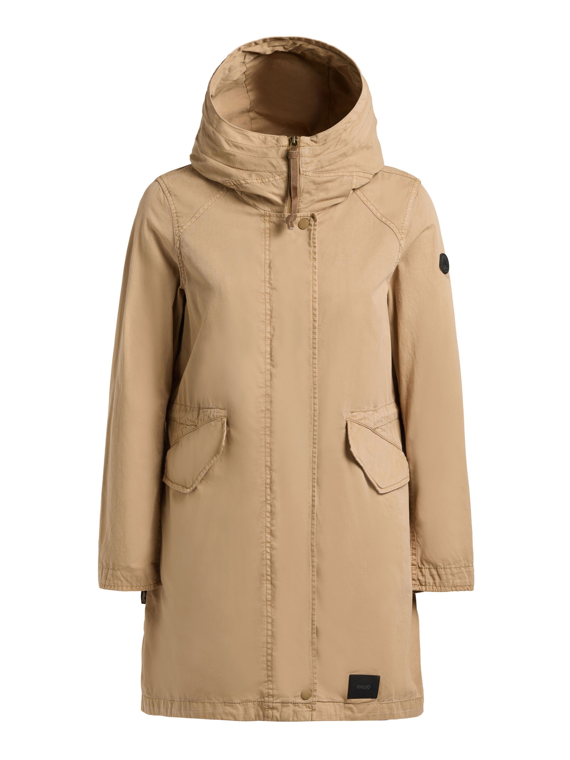 Manteau mi-saison 'Nika' khujo en beige : devant