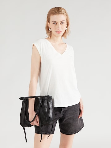 Pepe Jeans Top - fehér: elől