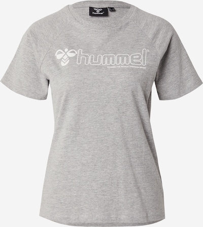 Hummel Toiminnallinen paita 'Noni 2.0' koossa L värissä harmaa / valkoinen, Tuotenäkymä