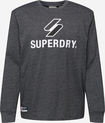 T-Shirt Superdry en gris : devant