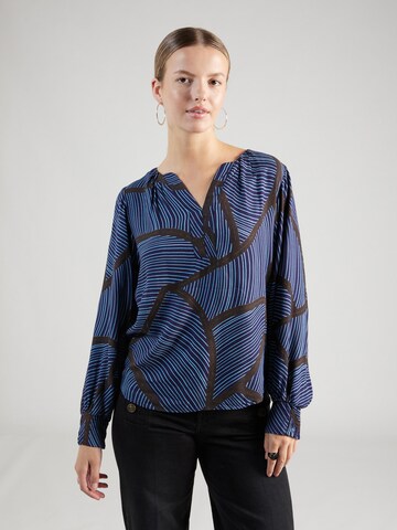 Fransa - Blusa 'GITA' en azul: frente