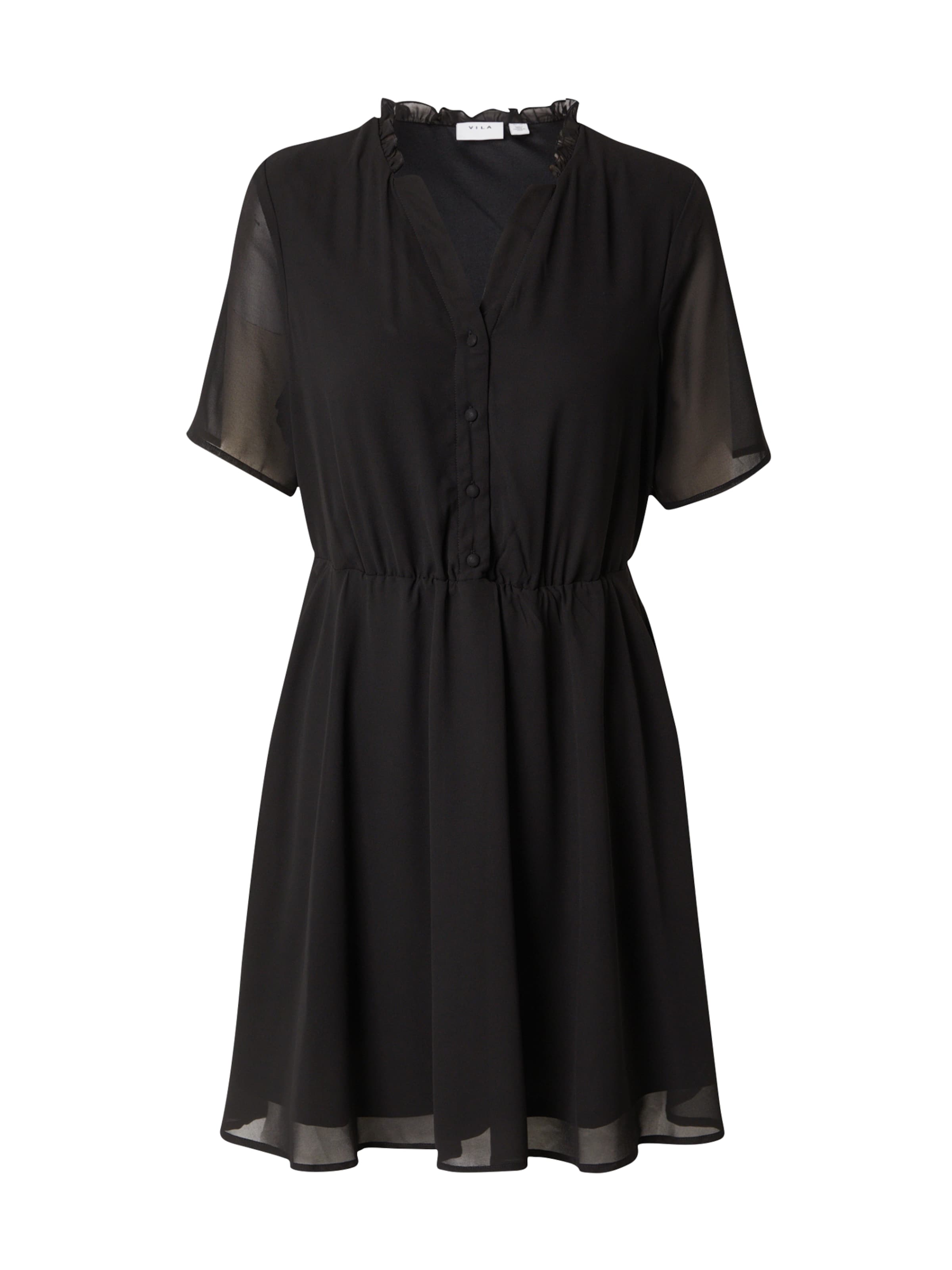 VILA - Vestido 'Billie' en negro: frente