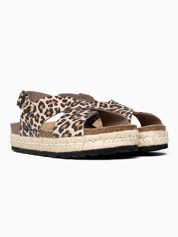 Sandalo con cinturino 'Leida' di Bayton in beige