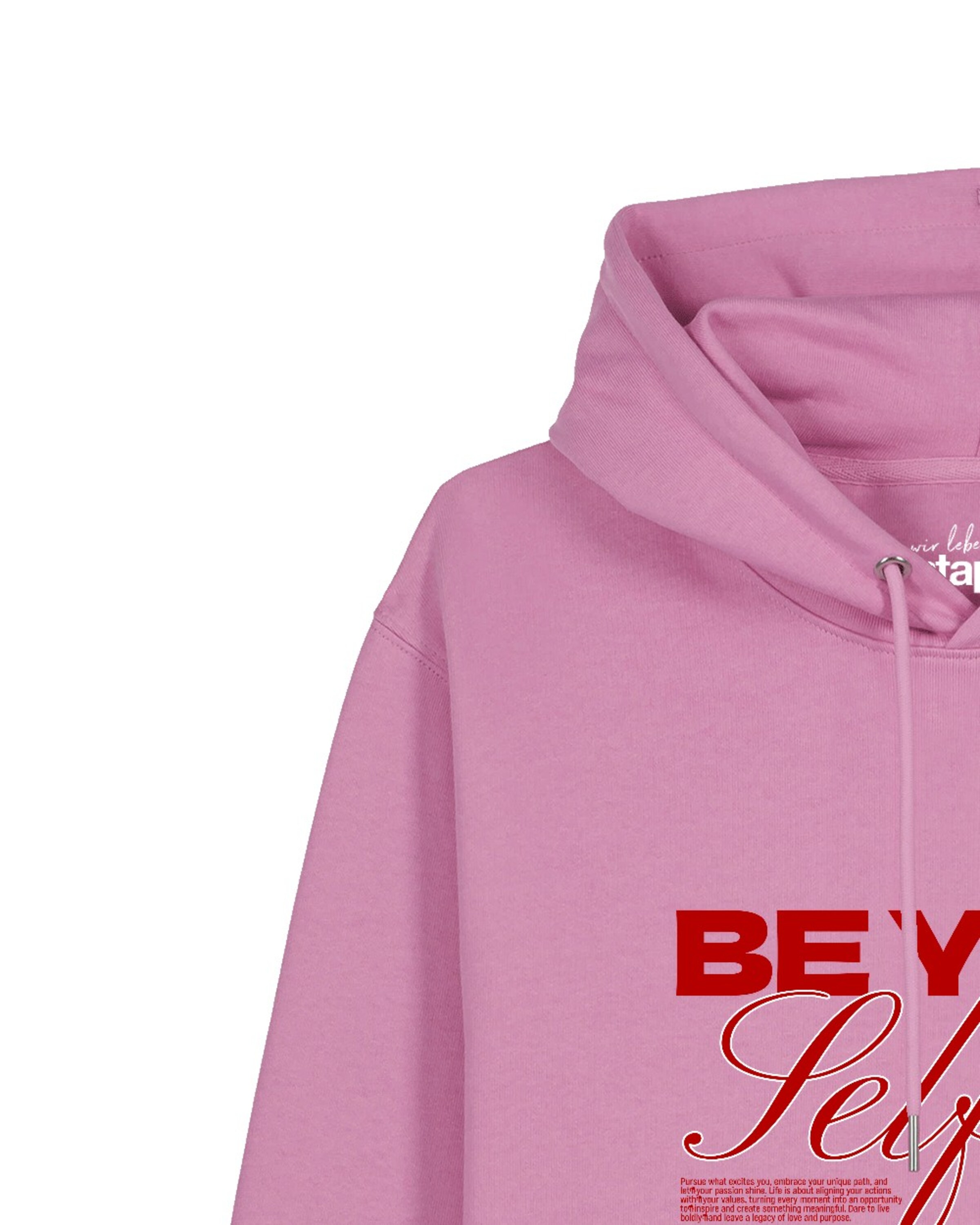 Felpa 'Be yourself' di Watapparel in rosa