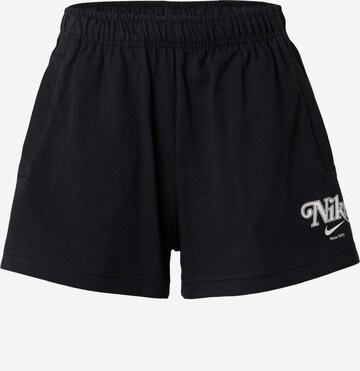 Nike Sportswear Regular Shorts in Schwarz: predná strana