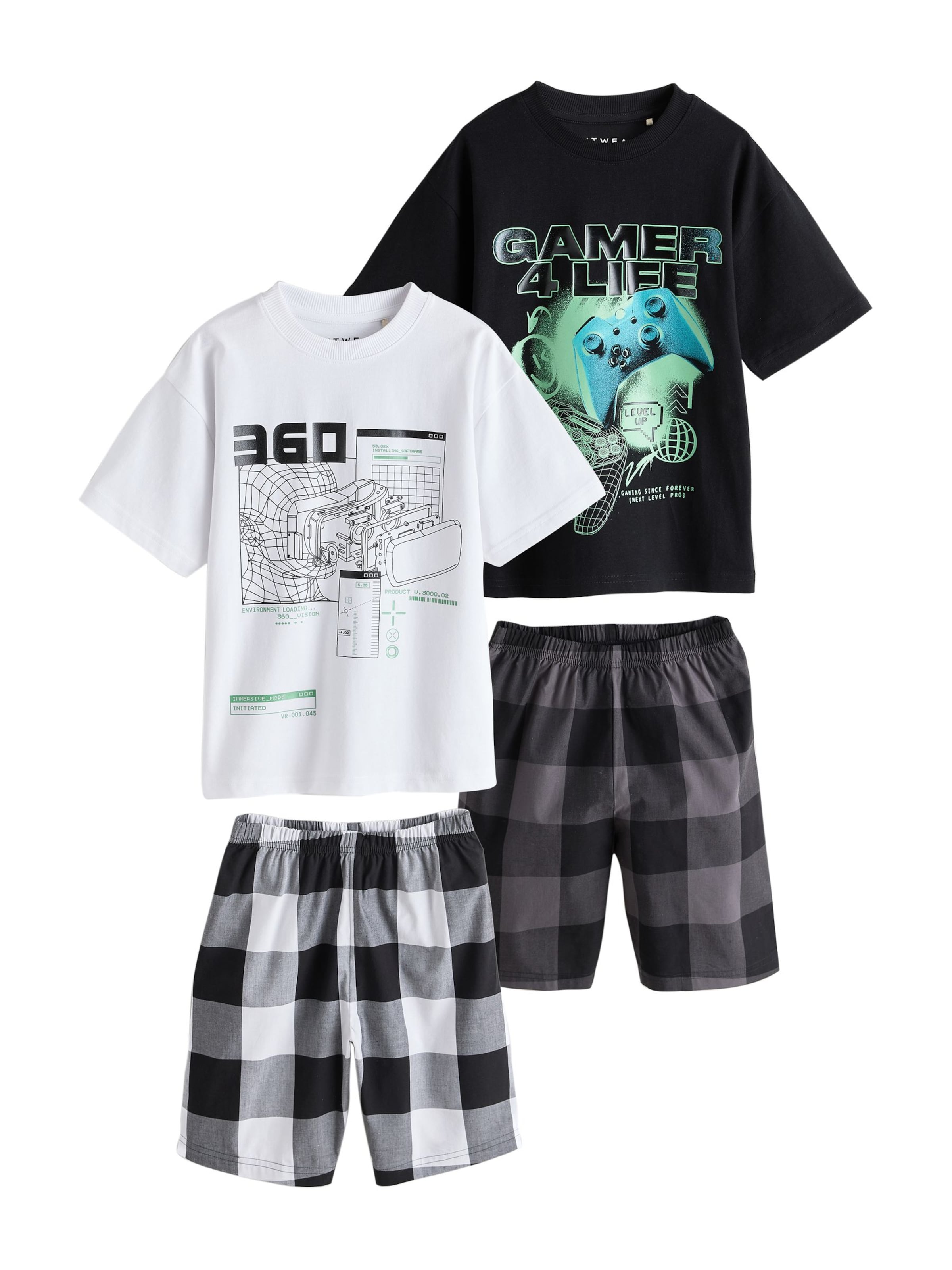 Next Пижама в Черный: спереди