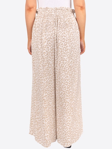 Wide Leg Pantalon 'Penelope' Seasons of April en beige
