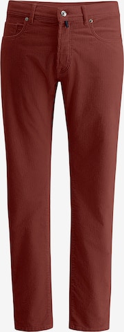 PIERRE CARDIN Regular Hose 'Laval' in Rot: Vorderseite