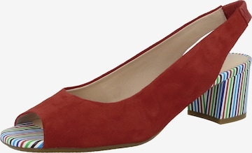 GERRY WEBER Slingback Pumps 'Faro' in Red: front