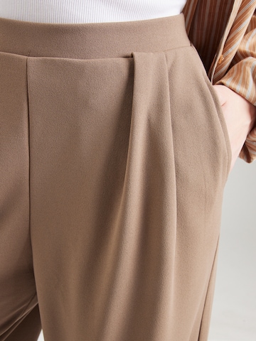 ONLY Обычный Брюки со складками 'ONLSANIA' в Коричневый