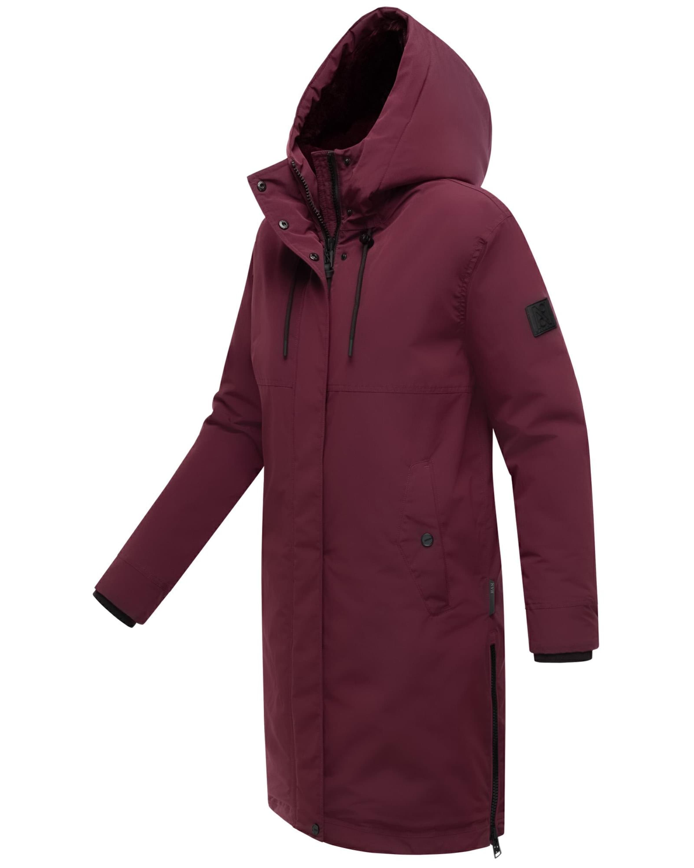 NAVAHOOZimski kaput 'Hageltanz 14' - crvena boja