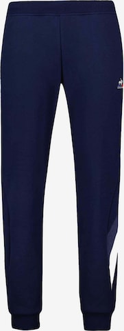 LE COQ SPORTIF Tapered Broek 'Saison 1' in Blauw: voorkant