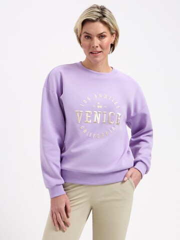 Lady Day Sweater 'Lady Day Venice sweater lila' in Purple: front