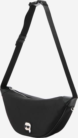 Karl LagerfeldPojasna torbica - crna boja: prednji dio