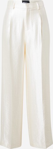 Gina Tricot Pleat-front trousers 'Nana' in Beige: front