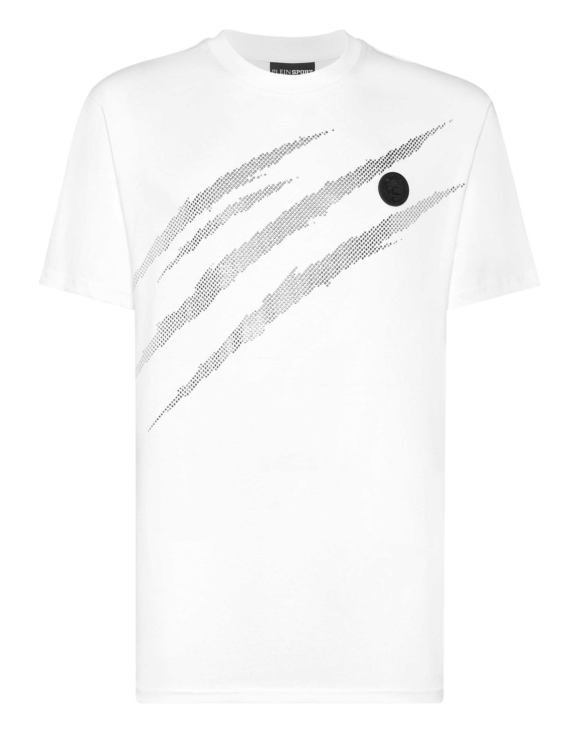 Plein Sport Shirt 'Scratch' in de kleur Zwart / Wit, Productweergave