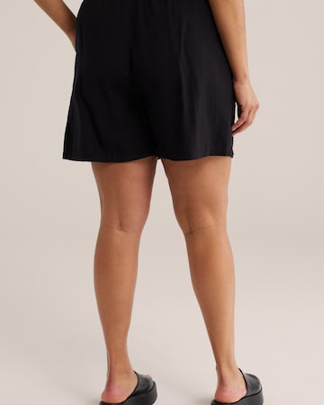 WE Fashion - Loosefit Pantalón en negro