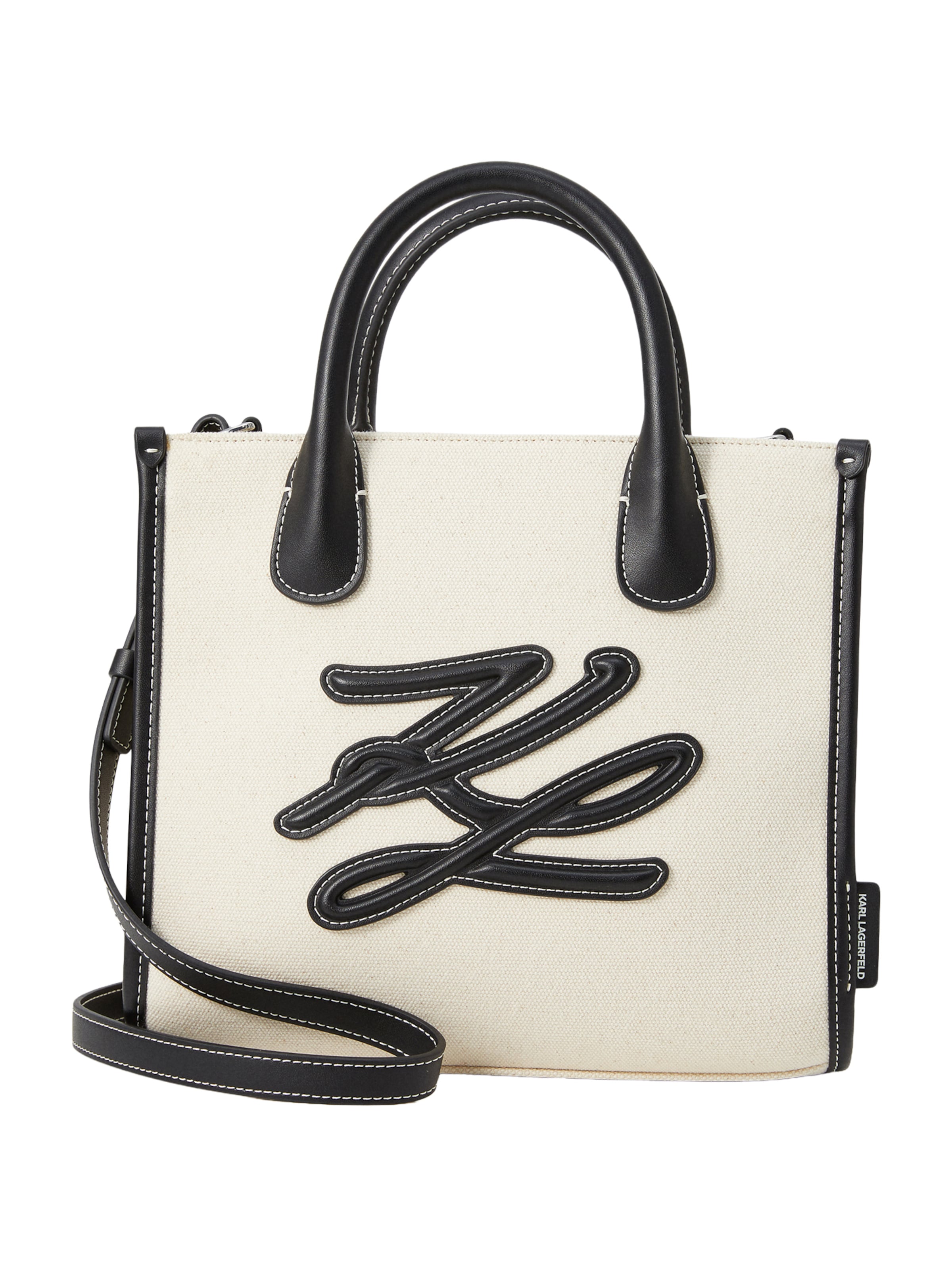 Karl Lagerfeld Kabelka – bílá: přední strana