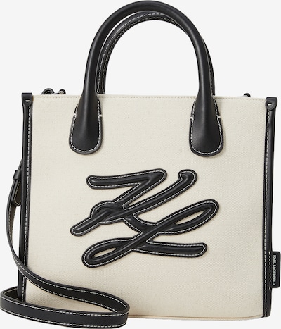 Poșete Karl Lagerfeld pe negru / alb, Vizualizare produs