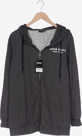 Zizzi Sweatshirt & Zip-Up Hoodie in L in Grey: front