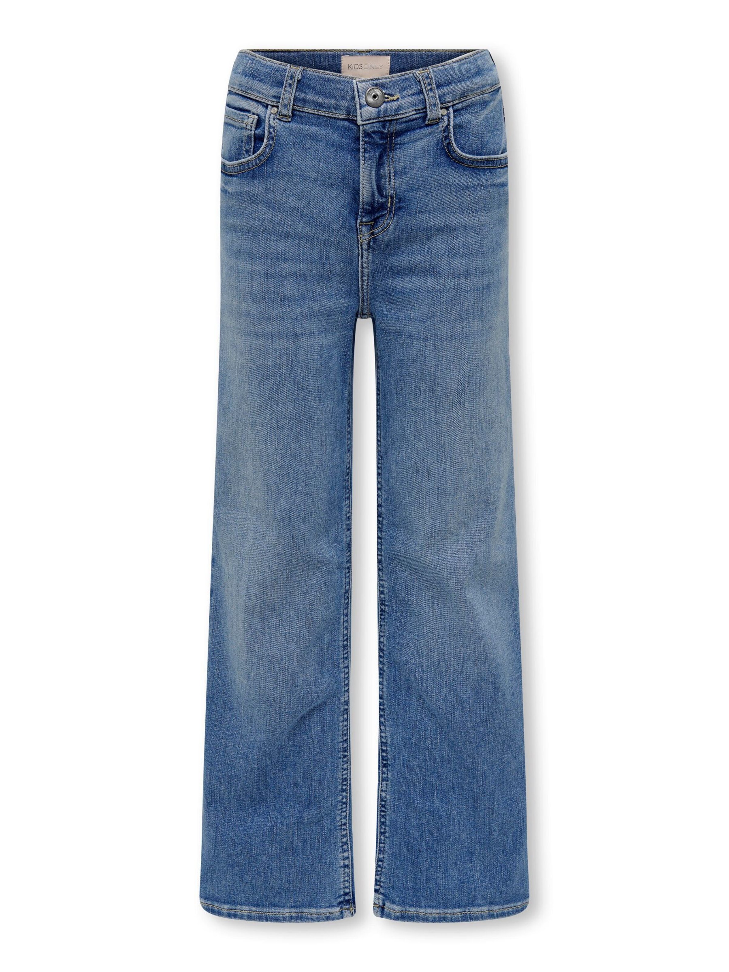 ONLY GIRLS Wide Leg Jeans 'KOGMadison' in Blau: Vorderseite
