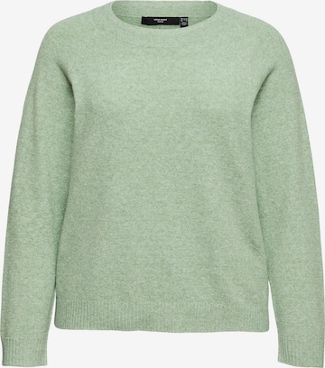 Vero Moda Curve Trui 'VMCDOFFY' in Groen: voorkant