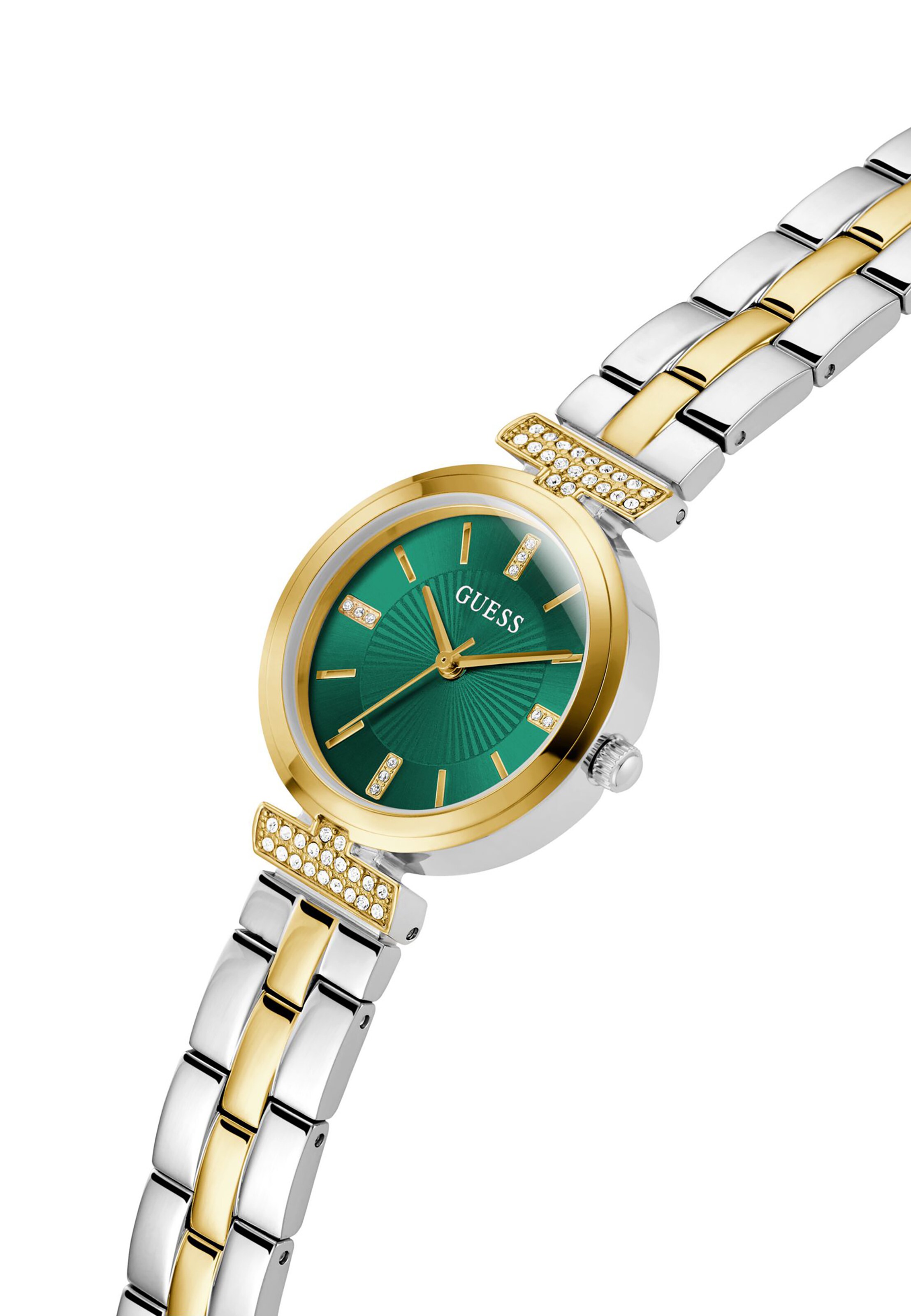 GUESS Analog watch 'Array' in Silver