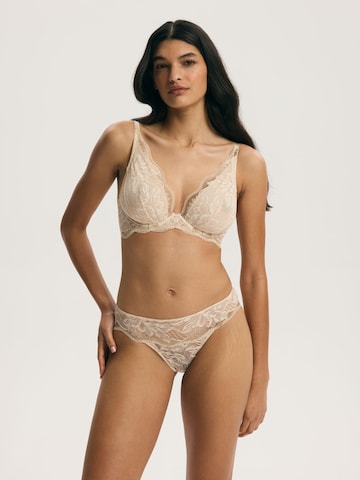 ESOTIQ - Clásico Sujetador 'Soft-BH Vivian, transparentes Mesh - bequem & feminin, feminine Wäsche, Damen' en beige