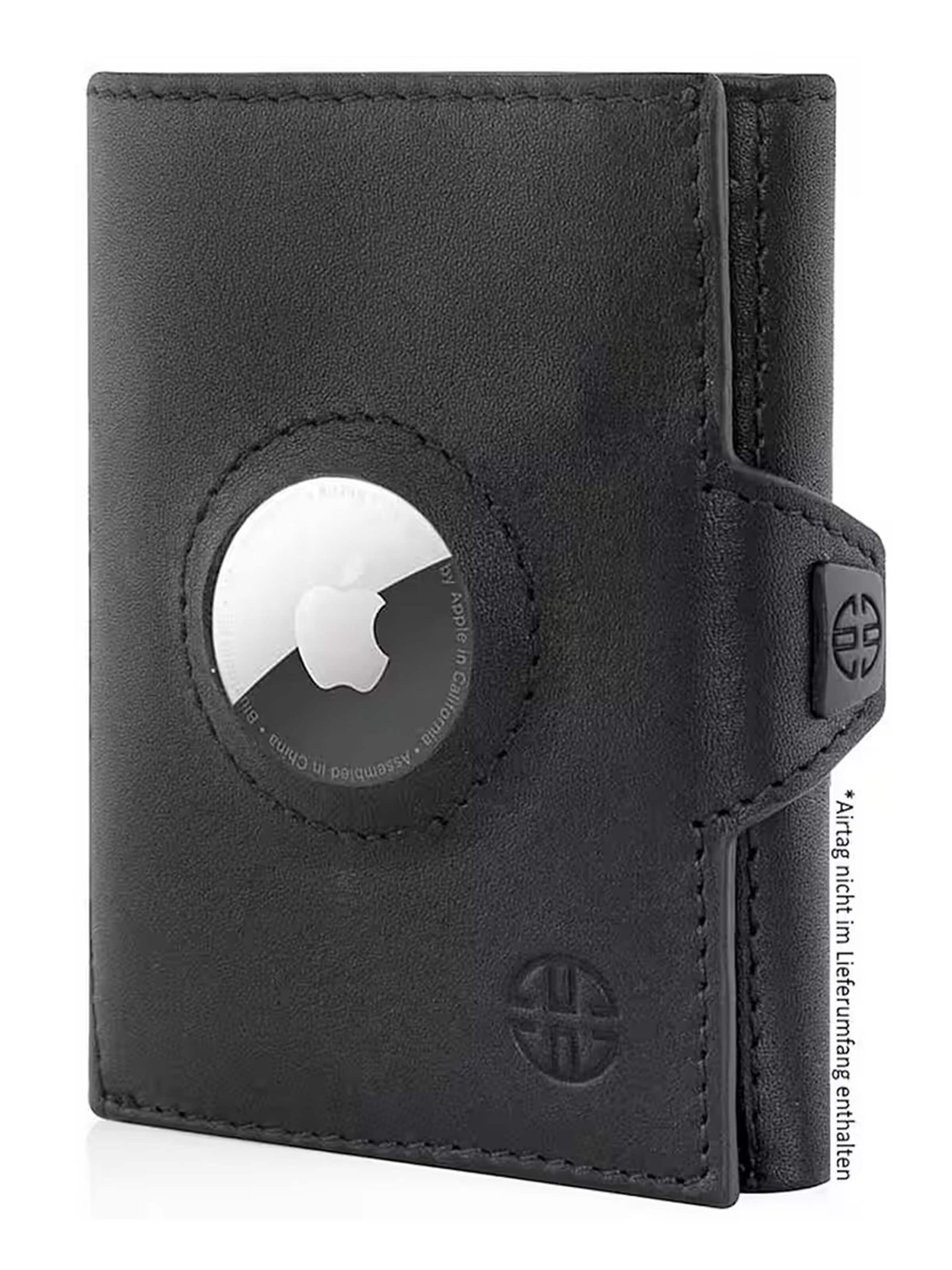 Trusador Wallet 'Verona AirTag' in Black: front