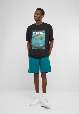 MT Upscale T-Shirt 'PlayLit' in Schwarz