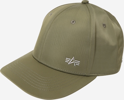 Kepurė iš ALPHA INDUSTRIES, spalva – alyvuogių spalva / balkšva, Prekių apžvalga