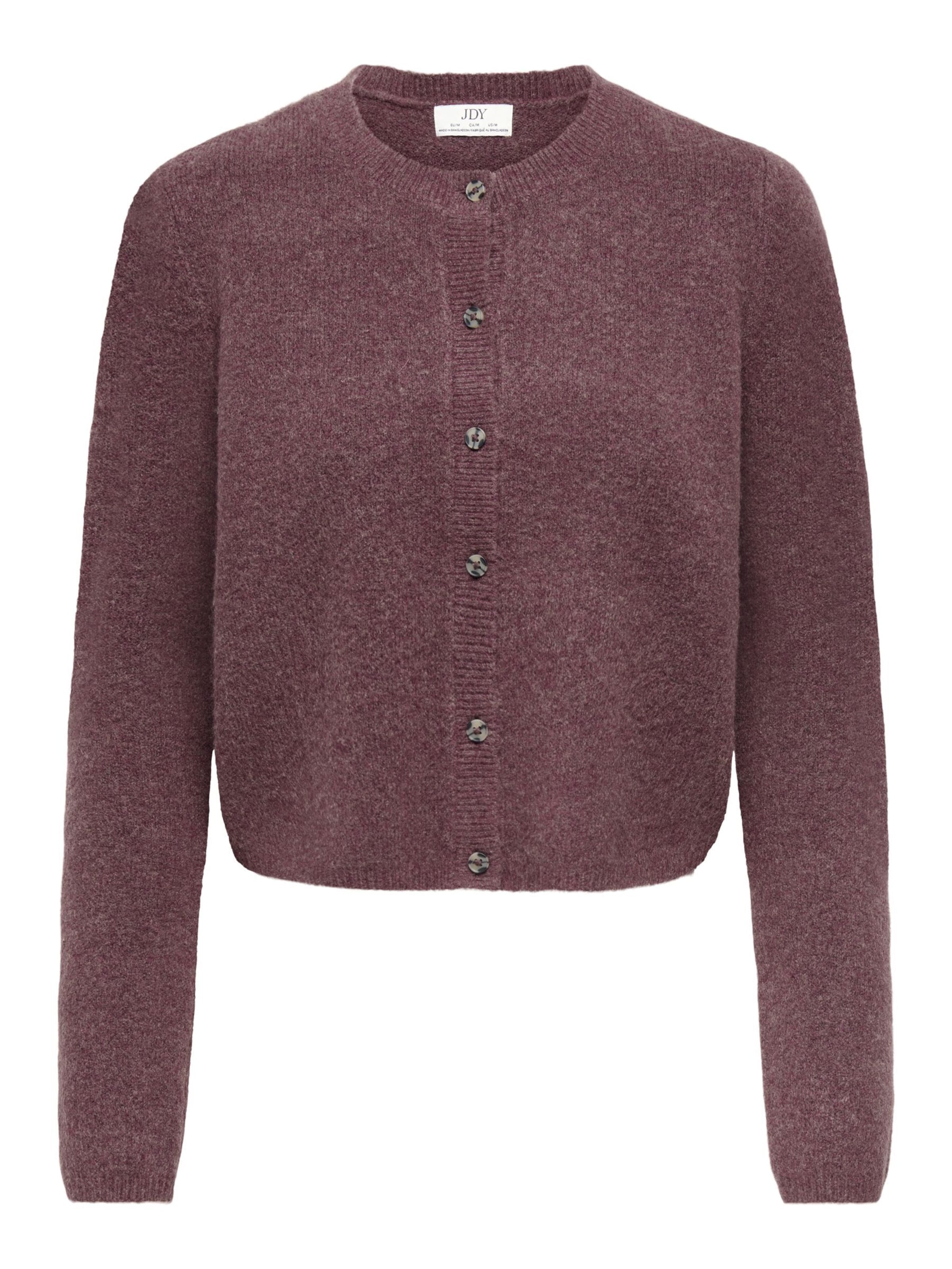 JDY Knit cardigan in Purple: front