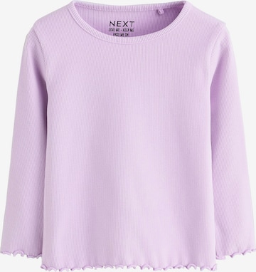 Next Shirt in Lila: Vorderseite