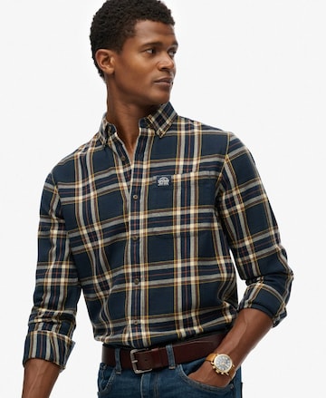 Coupe regular Chemise Superdry en bleu